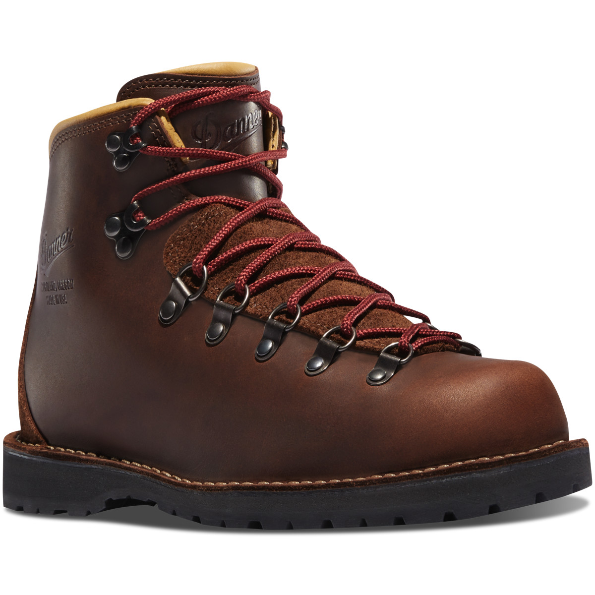 Botas Montaña Danner Hombre Mexico - Mountain Pass Marrom Oscuro - CFKBD8531